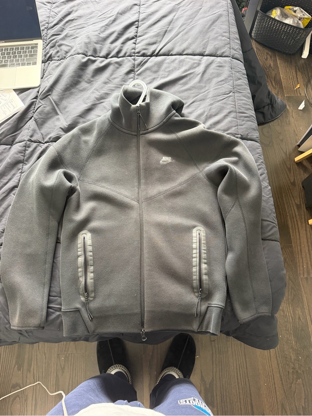 Nike Men's black Full-Zip Tech Fleece Jacket